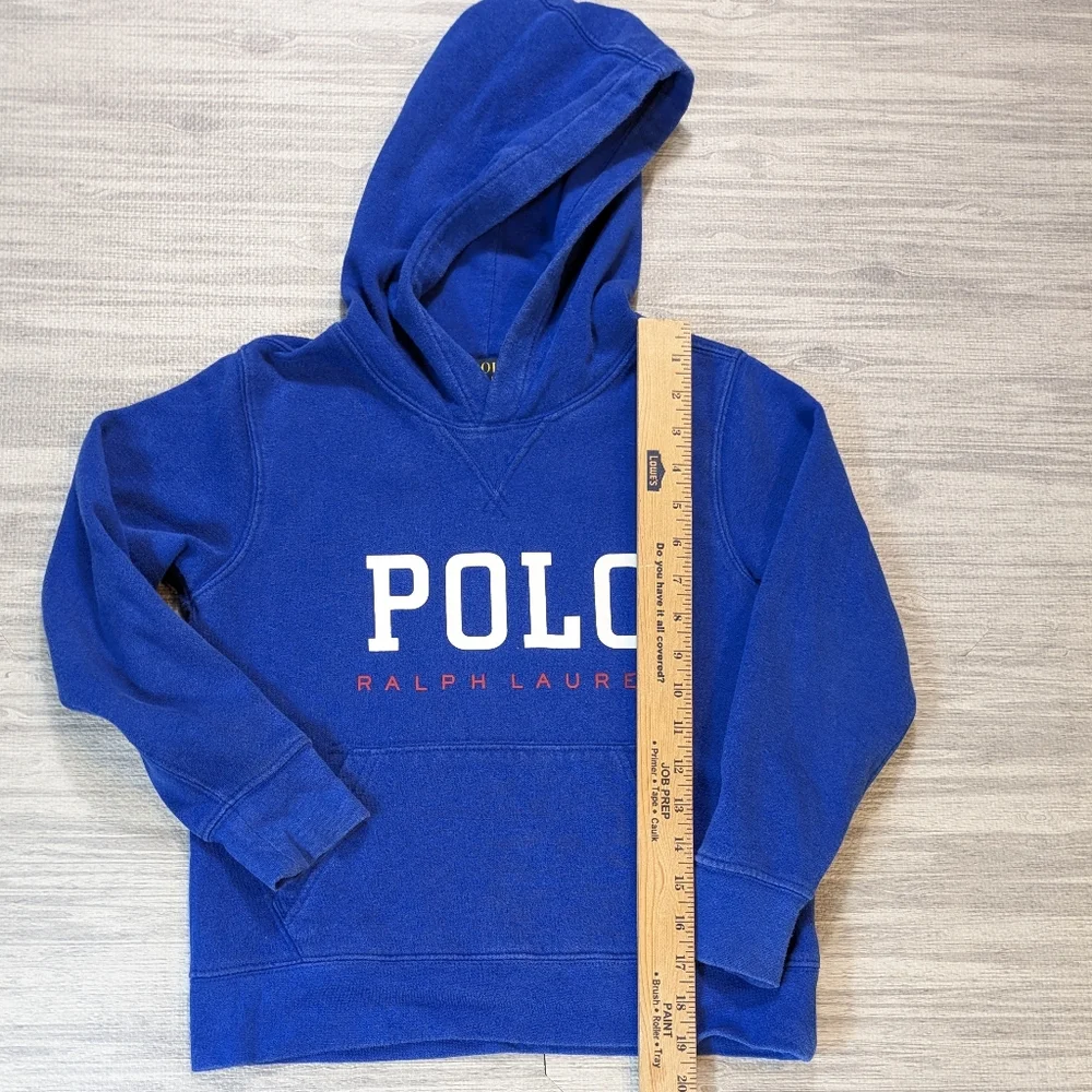 Boys Polo Ralph Lauren Pullover Hoodie Activewear Athleisure Sz S‎ (8)